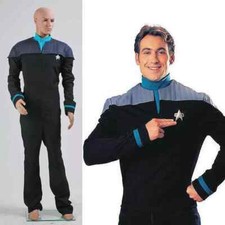 HOT New Star Trek Into Darkness Captain Kirk Spock Grey Uniform Cosplay Costume