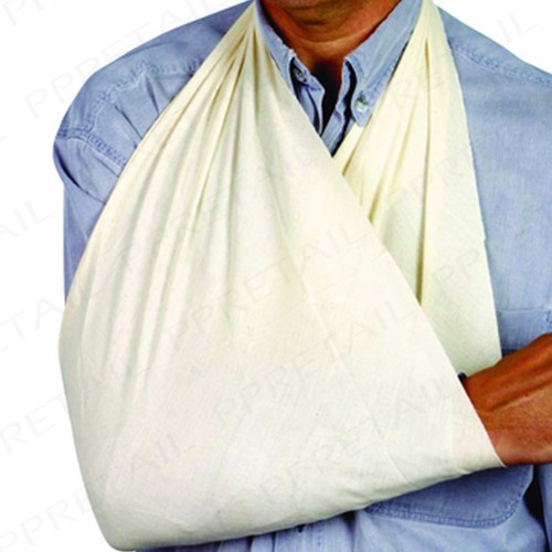 6x High Quality Cotton Calico Triangular Bandage Office Arm Sling