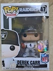 Funko Pop! NFL - DEREK CARR Raiders (Color Rush White Jersey) #47