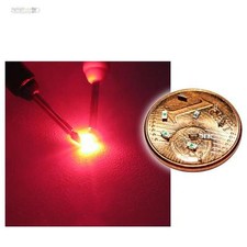 50 x SMD LED 0603 Rot mini LEDs rote SMDs red rouge rojo rosso rood tief SMT