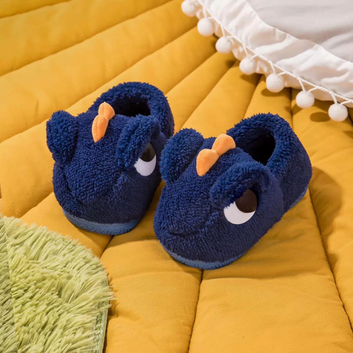 Toddler Baby Kids Cute Dinosaur Warm Shoes Indoor Monster Feet