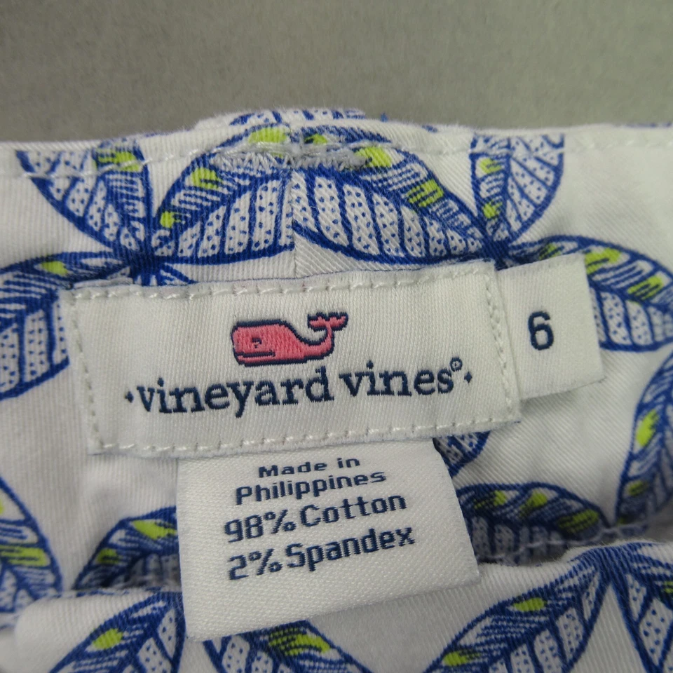Pantalones cortos Vineyard Vines para mujer 6 bolsillos chinos ligeros al aire libre Foto 3 de 4