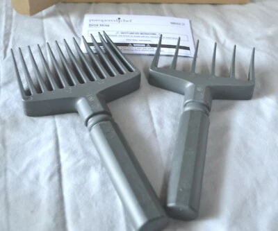 Pampered Chef QUICK SHRED - Pulled Pork & Chicken Miracle + Heavy Meat Lifters!