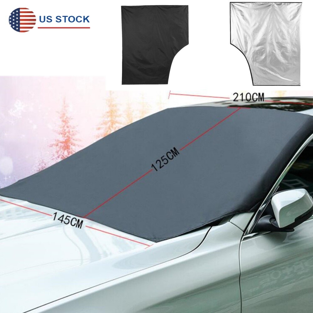 Magnetic Car Windshield Summer UV rays Sunshade Snow Cover Frost Guard Protector