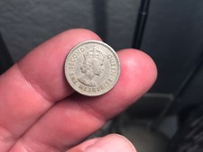 British Carribean Territories Eastern Group .   1961 10 cent centavos