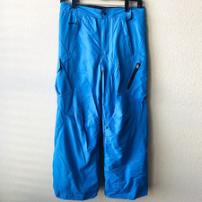 Obermeyer Youth Pants Size 12 Blue Snow Winter Pullon Active Outdoor Waterproof