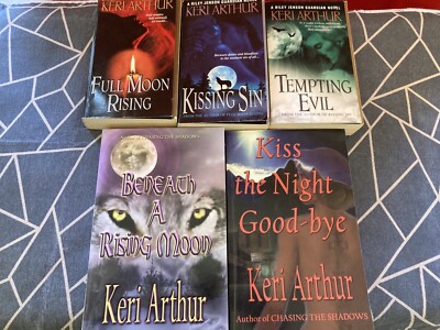 Lot Of 5 Keri Arthur Romance Paperback Books Supernatural Werewolf