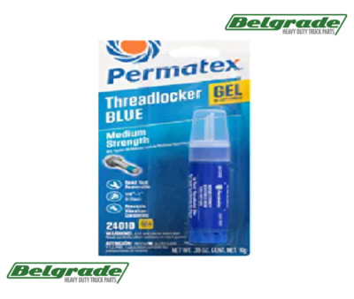 Permatex 24010 Medium Strength Threadlocker Blue Gel, 10 g Gel Twist ...