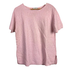 Vintage Sarah Arizona Lavender Pink Short Sleeve Sweater Small Petite