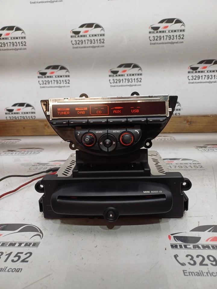 👉AUTORADIO PROFESSIONAL CD BLUETOOTH MINI R55 R56 R56 R57 65123451874 VD3 - Immagine 2 di 4