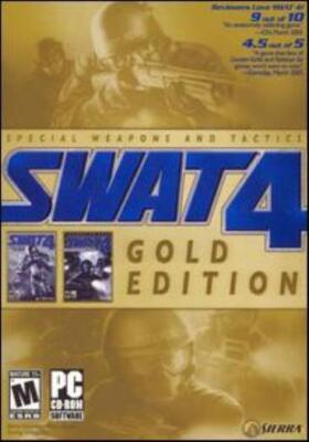 SWAT 4 Gold + Manual PC CD stealth action police tactics officer