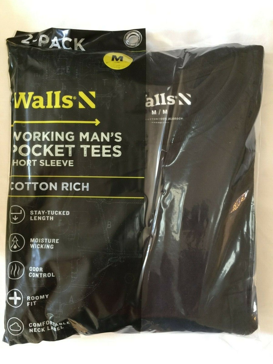 walls working men's pocket tees