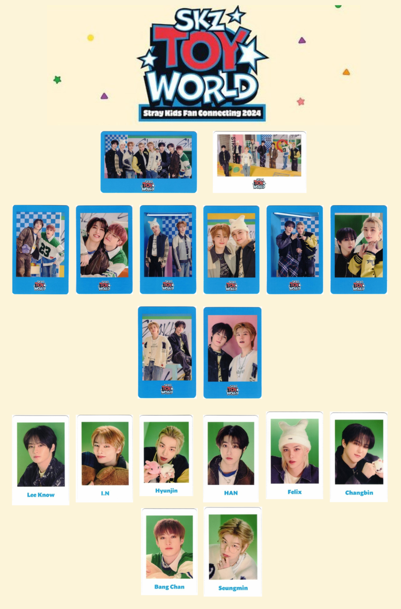 全員特典トレカSKZ TOY WORLD Amazon.co.jp: skz toy world 特典トレカ 16枚セット straykids