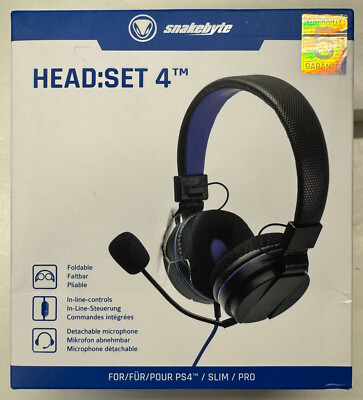 Snakebyte PS4 Headset HEAD:SET 4