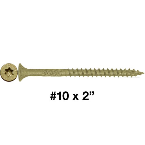 BRONZE STAR SCREWS: Exterior Torx/Star (ACQ) Coated Fence and Deck Wood Screws - Picture 81 of 115