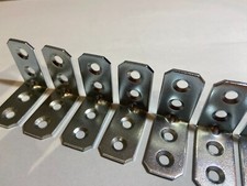 Corner Braces Set L Bracket Connector for Shelves Wood Chair Cabinet Furniture