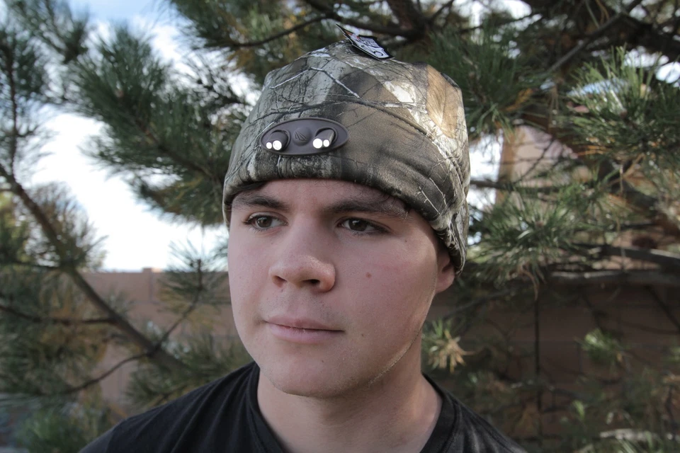 Realtree края фары Beanie 2 упаковки камуфляж, черный, светодиодный, Бесплатная доставка Batt включены - Изображение 3 из 4
