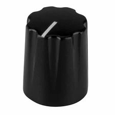 Small Phenolic Amp Knob Black