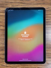 As Is Apple iPad Air 4th Gen 10.9'' 64GB A2324 Wi-Fi Data Space Gray For Parts