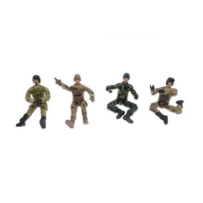 4pc RC Off-Road Kletterauto Polizei Militärische Aktionsfigur für MN WPL Tamiya