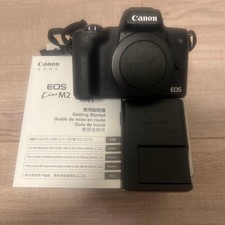 Canon EOS Kiss M2 Mirrorless Camera Body with Battery Charger Strap