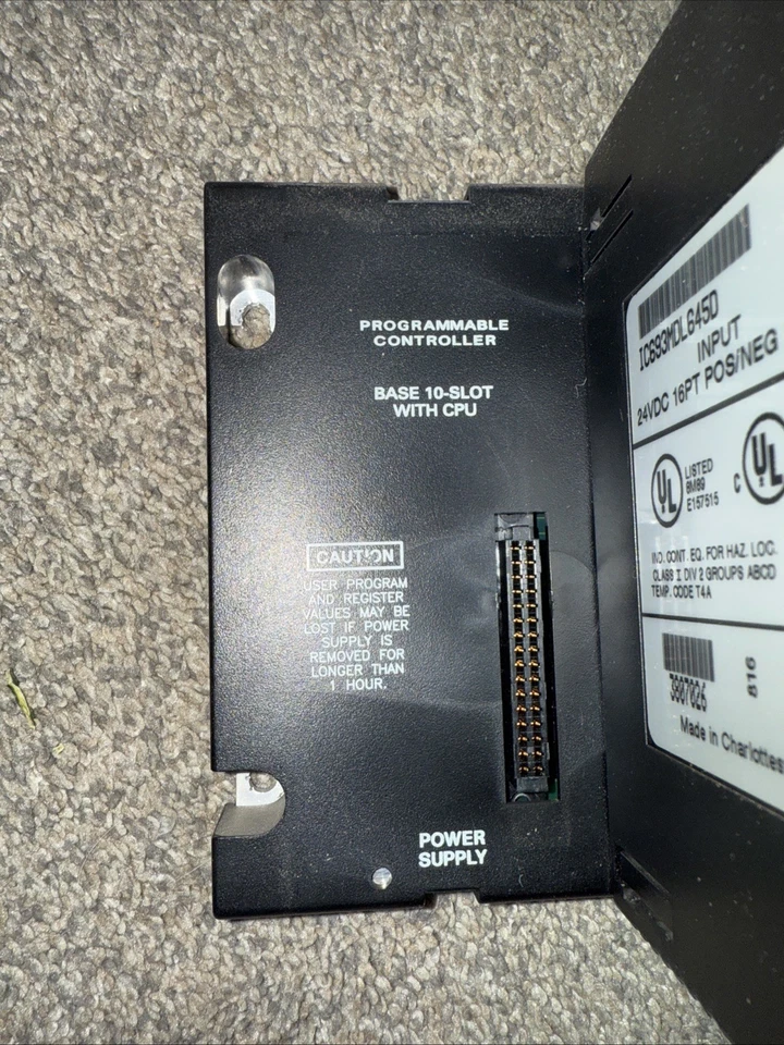 通用电气 Fanuc 系列 90-30 电源 10 插槽 CPU 3 输入和 3 输出 批量 — 第 4/4 张图片