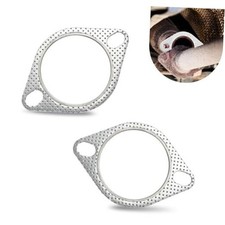 2 PCS Car Exhaust Pipe Gasket, Waterproof Durable Vehicle Sealing Flange