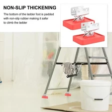 2 Pieces Step Ladder Feet Covers Replacement Easily Installation End Caps