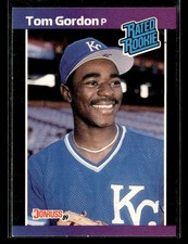 1989 Donruss #45 Tom Gordon Rookie Card Kansas City Royals. rookie card picture