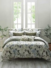 MM Linen Sanctuary Floral Cotton Duvet Cover Set - Multicoloured - King Size