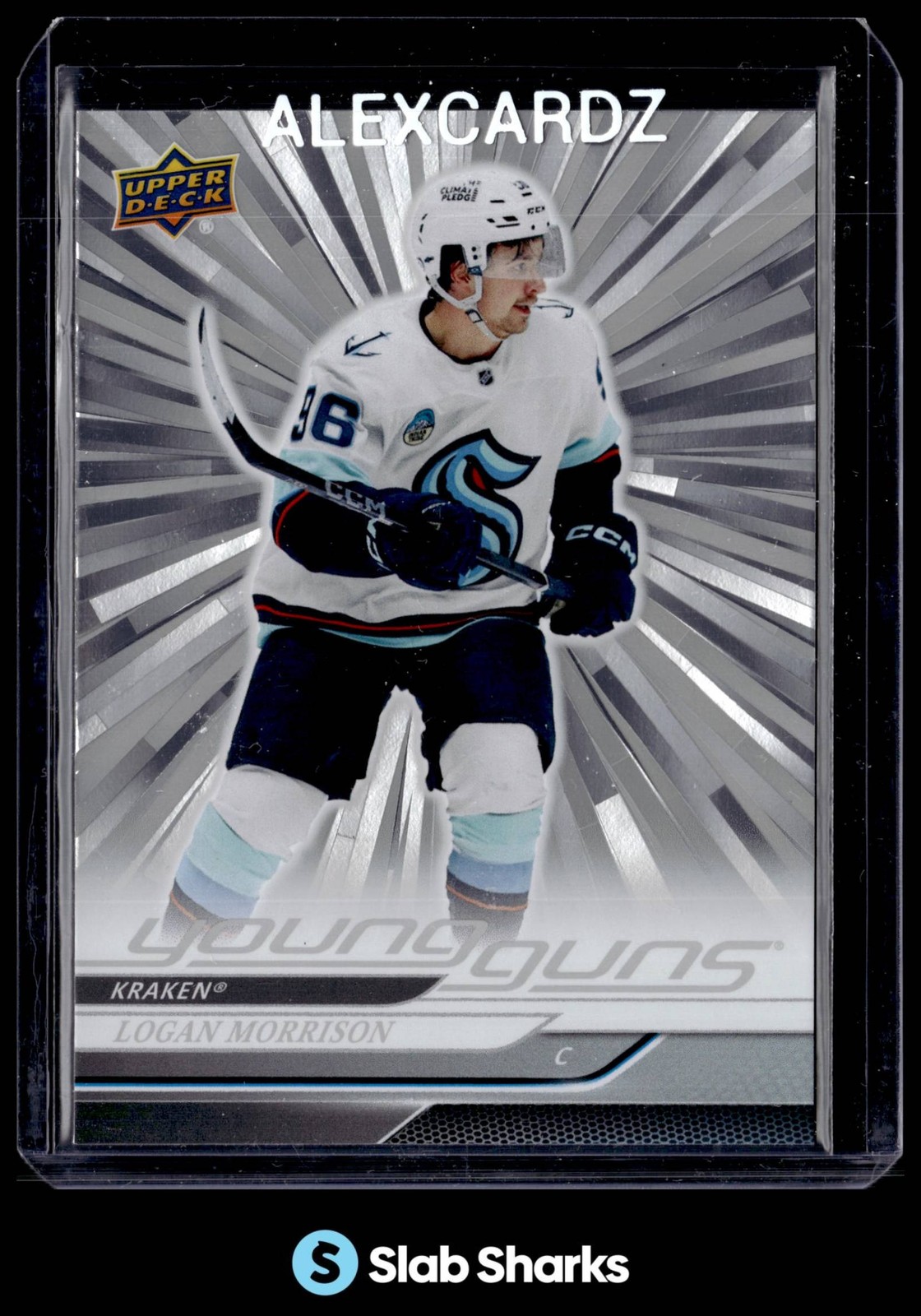 2024 UPPER DECK #469 LOGAN MORRISON OUTBURST SILVER YOUNG GUNS RC ROOKIE