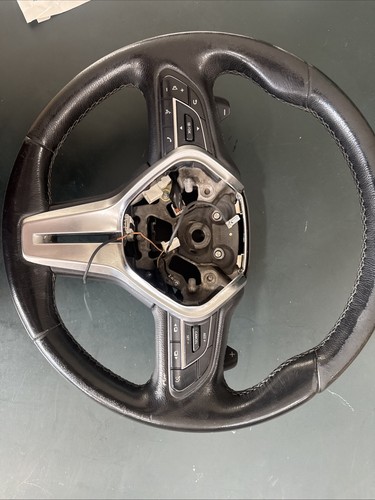 INFINITI Q60s STEERING WHEEL BLACK LEATHER W/ PADDLE SHIFTERS OEM 2018