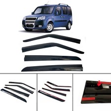 Windabweiser Regenabweiser Für Fiat Doblo II 2010 - 2023 Externe Passform