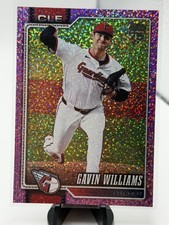 2026 Topps Series 1 Celebration Gavin Williams Pink Confetti #254 Guardians
