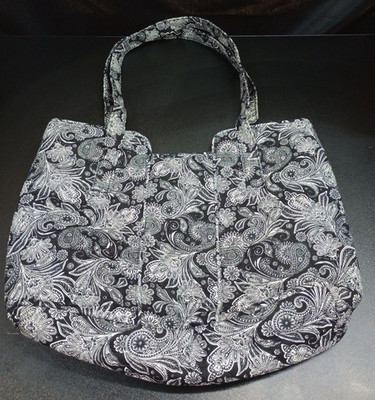 Vera Bradley Bandana Black White Over the shoulder bag