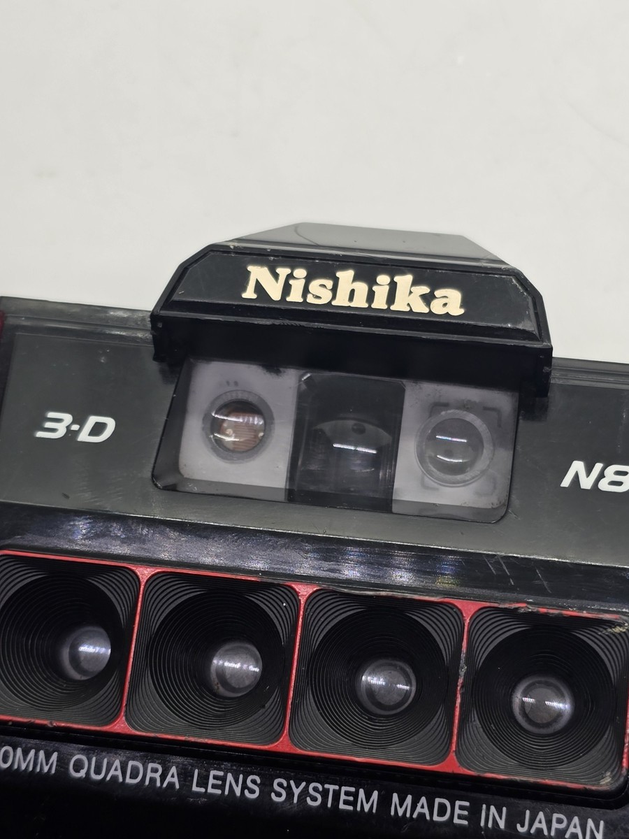 Vintage Nishika N8000 3D 35mm Stereo Quadra Lens Film Camera | eBay