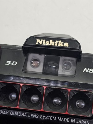 Vintage Nishika N8000 3D 35mm Stereo Quadra Lens Film Camera | eBay