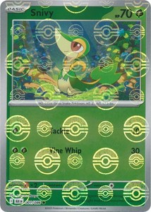 ⚫Pokemon - Snivy - Poke Ball Pattern - 001/086 - SV: Black Bolt - (NM)⚫