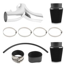 Dual Cold Air Intake System Kit Air Filter For Corvette C5 5.7l V8 2001-2004