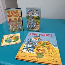 Andy Pandy Collectibles. A Annual, a Book and x 2 VHS Video Tapes.    (B119)