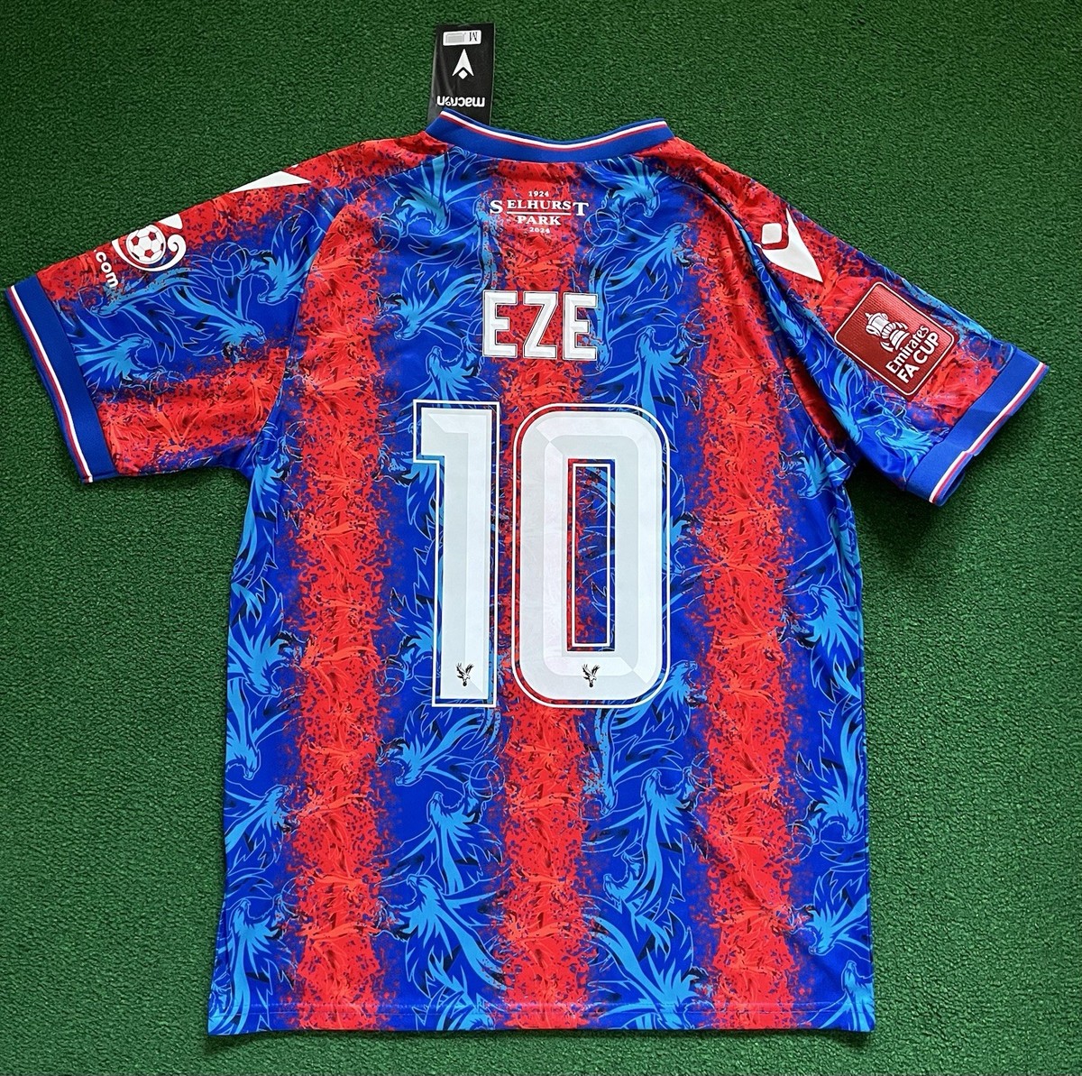 NWT 24-25 Crystal Palace FA CUP Final Version Jersey “Eze 10