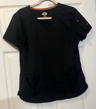 Dickies Dynamix Women's V-Neck Scrub Top Size Medium