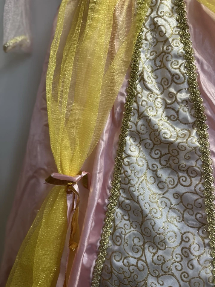 Fairy Dust Ivory Pink Fairy Princess Costume Child Size 6 , Dress Only - Image 4 of 4