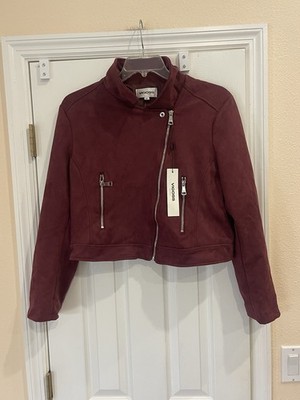 NWT Vigoss Women s Red Zip Up Jacket Size XL
