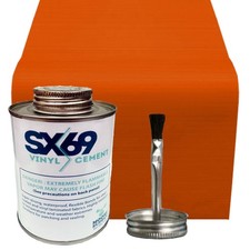 Inflatable Bounce House Repair Orange Patch Kit 16oz Vinyl Cement Glue Adhesive