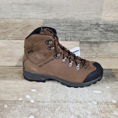 Scarpa Kailash Plus GTX Womens Hiking Shoes Sz 7.5 Dark Brown Mid Top Sneakers