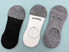 3 Pairs Bombas Women's Marl Cushioned No Shows Socks Size Medium 8-10.5 3 Colors