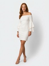 Gianni Bini White Mini Dress M