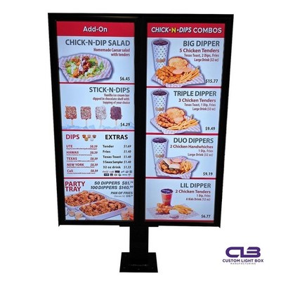 LED Drive-Thru Menu Board | UniLite 48 60 | 5-Day Manufacturing Lead Time