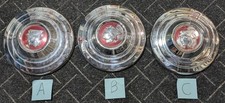 3 1954 Mercury Monterey Hubcap 15 Wheel Cover Red Center Mercury Man Oem 3 1954 Mercury Monterey Hubcap 15 Wheel Cover Red Center Mercury Man Oem